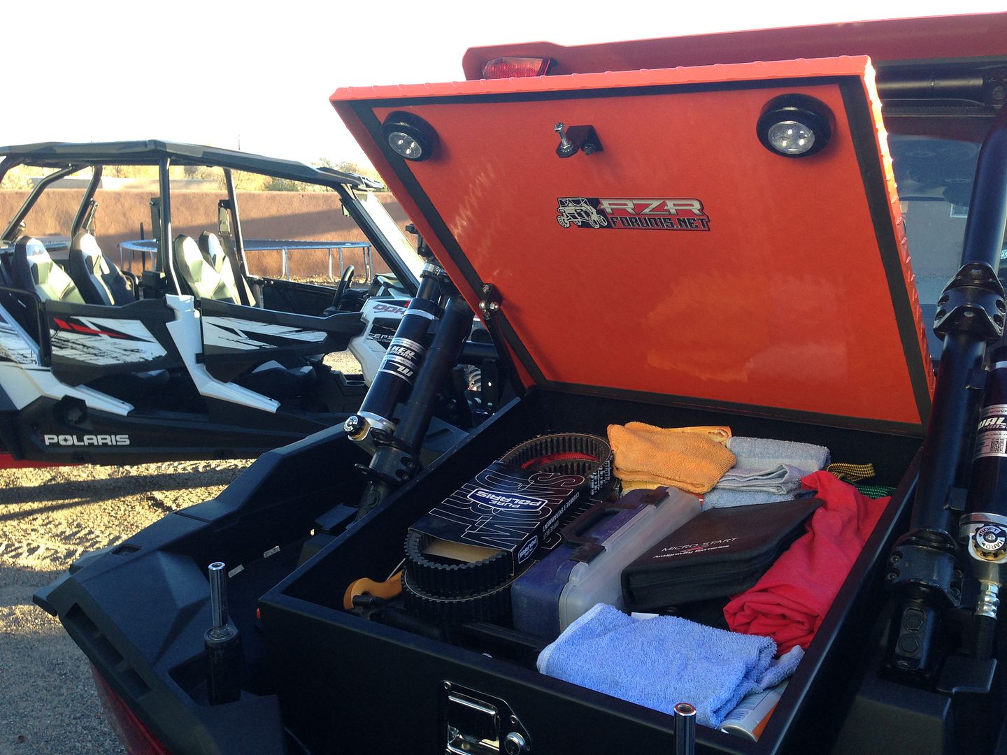 ISOTA.OFFROADS XP 1000 Storage box Polaris RZR Forum RZR